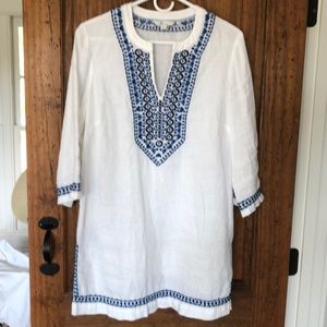 Boden linen tunic size 12R